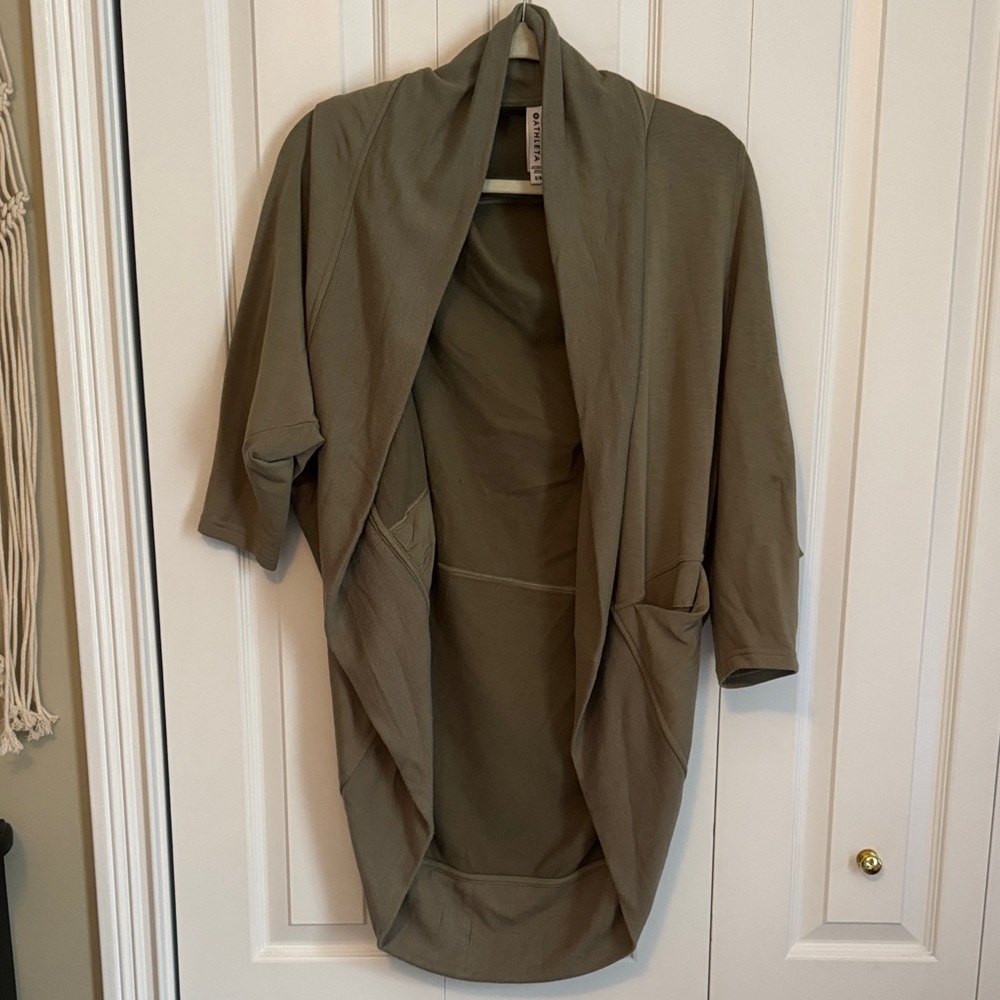 Women's Olive Green Cardigan
